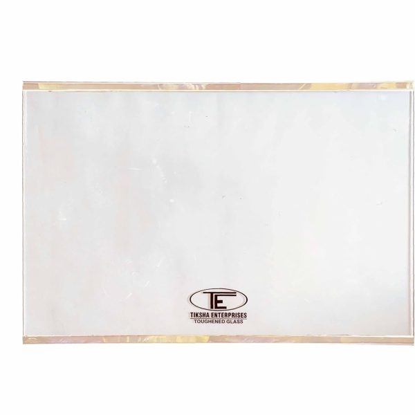 TIKSHA ENTERPRISES (445=450) 275 MM TOUGHENED Glass with Silver Bidding Compatible for Samsung Single Door.