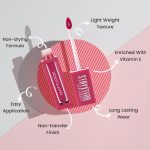 MATT LOOK StayXtend Lip Mousse Smudge & Transfer proof, Long Lasting, Non-Sticky, Waterproof Liquid Lipstick for women, everyday use with Vitamin E, Choco Latte - 4ml (Pack of 1) - Image 4