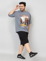 CHKOKKO Men's Plussize Oversized Half Sleeves T-Shirt - Image 4