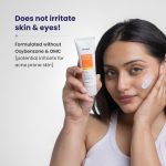 RE' EQUIL Oxybenzone and OMC Free Sunscreen For Oily, Sensitive & Acne Prone Skin | Prevents Acne Breakouts | No White Cast | SPF 50 PA+++ | 50g - Image 3