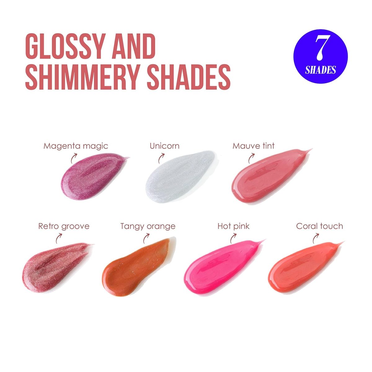 Blue Heaven Lush & Juicy Tinted Lip Gloss | Enriched with Jojoba Oil (Rich in Vitamin E) & Shea Butter | Hydrating Formula | High Glossy Shine | Lightweight & Non-Sticky, Hot Pink, 4.5 ml - Image 4