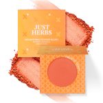 Just Herbs Nourishing Powder Blush Infused with Beetroot & Gotukola Highly Pigmented, Buildable Suitable for All Skin Tones - 3.5 g