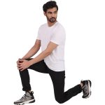 London Hills Men's Cotton Regular Fit Solid Sports Tshirt | Round Neck Tshirt | Half Sleeve Sports T-Shirt - Image 2