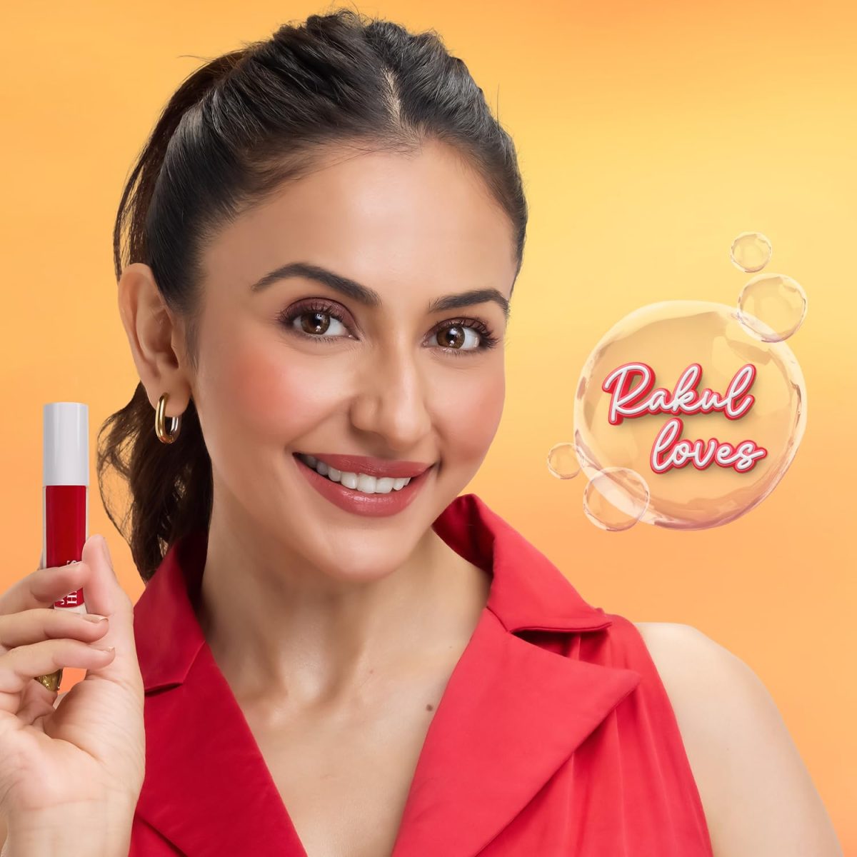 Just Herbs Water Baby Smudge & Transfer Proof | 12hrs Stay | Richly Pigmented Infused with Aloe Vera Multipurpose Water Tint for Lips, Cheeks and Eyelids for Women - Image 2