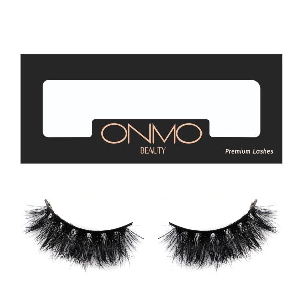 ONMO Beauty False Eyelash For Women-Natural & Lightweight Faux Mink Fake Eyelashes/Long Lasting Eye Makeup Lash 5D / Soft & Comfortable Black Reusable Cat Eye Lashes -Fluttery & Wispy (Amore)