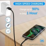 Samsung 45W Original Type C to C 1M Fast Charging USB C Cable High-Speed & Data Transfer Compatible with Samsung S25/S25+/S24/S24+/S23/S23+/S22/5G/Ultra/Plus/Fe/Edge/S- Type-C Cord, Black - Image 3