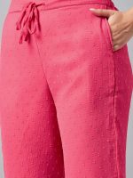 Azira Georgette Pink Straight Palazzo Kurta Set With Dupatta - Image 7
