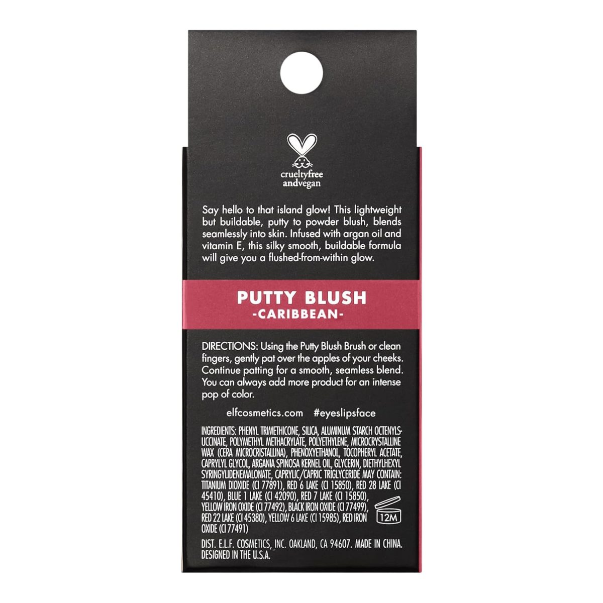 e.l.f. Putty Blush, Creamy & High-Pigment Formula For A Natural Glow, Delivers A Semi-Matte & Powder Finish, Vegan & Cruelty-Free, Caribbean - Image 5