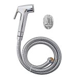 SBD Safari ABS Plastic Health Faucet Gun with Flexible Stainless Steel Hose Tube and PVC Holder | Health Faucet Set | Bidet Jet Spray | Jet Spray for Toliet (Safari, 1 Mtr)
