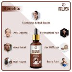 Newish Clove Oil 100% Pure & Natural, Undiluted, Best use Clove oil for Theeth Pain, Skin, Hair, Pimples, Acne, T Zone & Underarm - High Potency Premium Essential Clove Oil 30 ml - Image 4