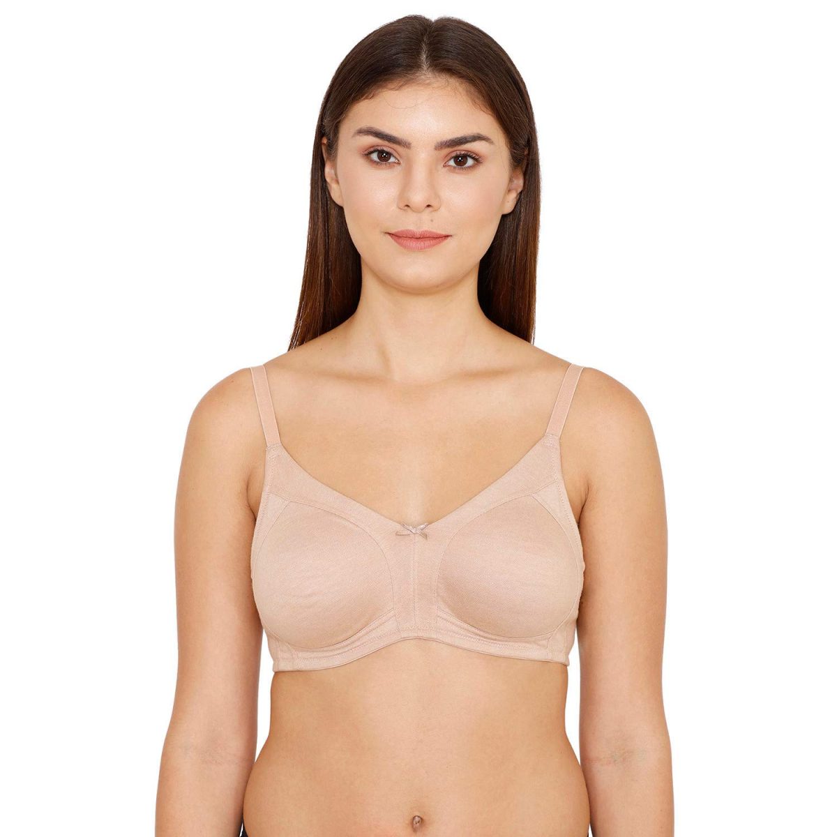 Rosaline by Zivame Women's Nylon Non-Padded Wire Free Regular Bra