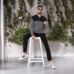 fanideaz Branded Mens Cotton Stripe Polo Full Sleeve T-Shirt - Image 6