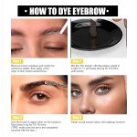 BNF Professional Eyelash Eyebrow Dye Tint Gel Oil Proof Eyebrow Tinting Kit Dark Brown - Image 7