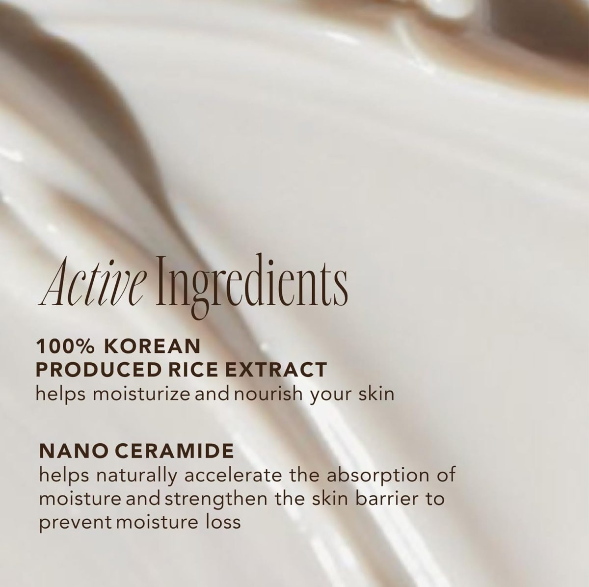 The Face Shop Rice & Ceramide Moisturizing Cream with Rice Extracts for Skin Brightening | Ceramide Moisturizer For Skin Barrier Repair | Paraben & Paraffins Free, Korean skin care products, 50ml - Image 3