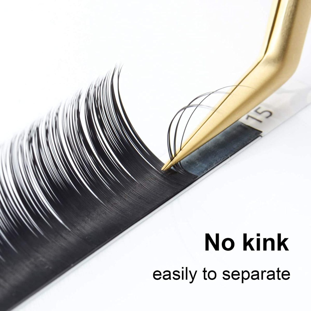 NAGARAKU Eyelash Extensions Individual Lashes 0.07 Thickness Curl-LC 7-15mm Mix Synthetics Classic 16 rows Matte Black Soft Natural (0.07 Thickness, LC curl) - Image 2