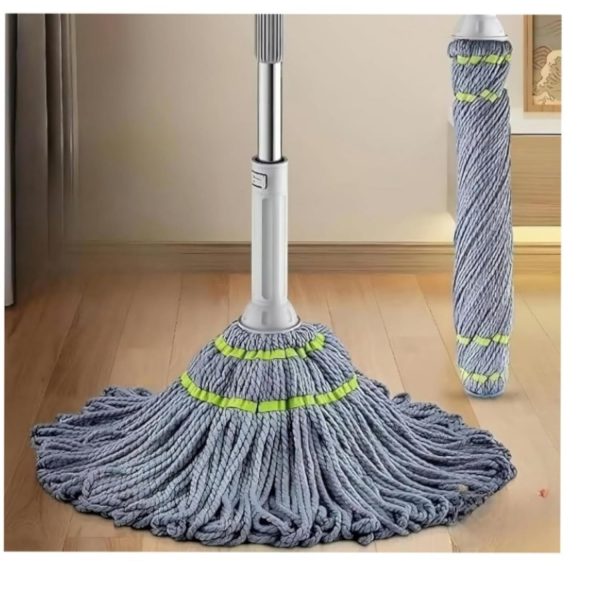 PAREVDEE Microfiber Twist Mop for Floor Cleaning - Squeeze Stick, Durable, Easy to Use Cleaner, Effective Poocha for Hardwood, Tile, and Laminate.P22
