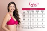 Lyra Women's Non-Padded T-Shirt BRA-511 T-Shirt Bra 511_2PC_White & Black_38B - Image 7