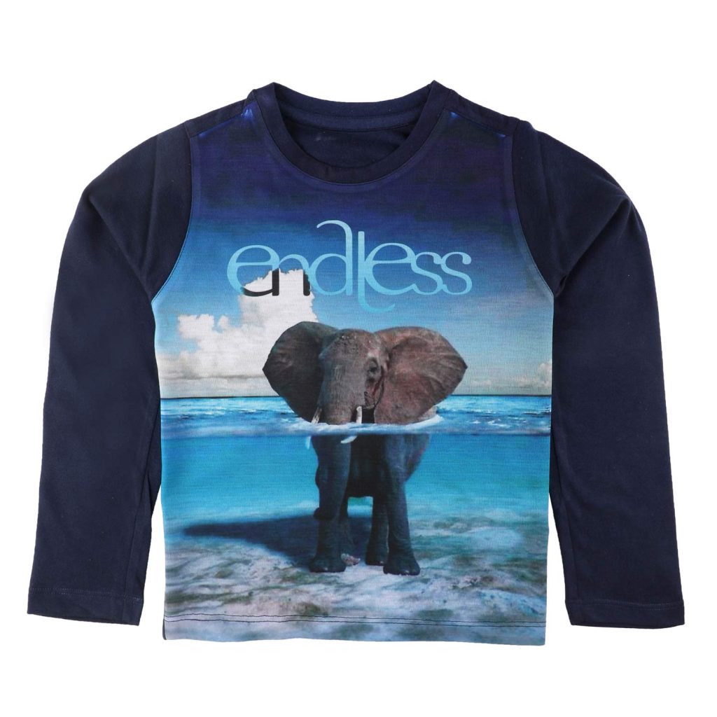 wear your mind Boy's Regular fit Long Sleeve Top