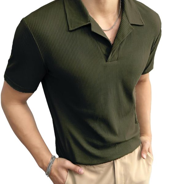 madfrog Men Polo Neck Mario Polyester Blend Half Sleeve Solid Casual T-Shirt | Polo T-Shirt for Men