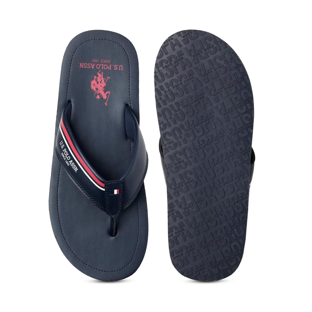 USPA| NESTA LT. GREY| Stylish slider Flipflops for Man - Image 7