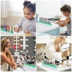 MAYCREATE® Silicone Makeup Brush Holder Organizer Multi Slots Desktop Makeup Brushes Storage Stand Make Up Brush Drying Holder for Dressing Table - Green, Space Saving - Image 7