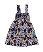 IndiWeaves Baby Girls Cotton Gathered Dresses (Green/red/Purple/Grey_6-12 Month) Pack of 4 - Image 5