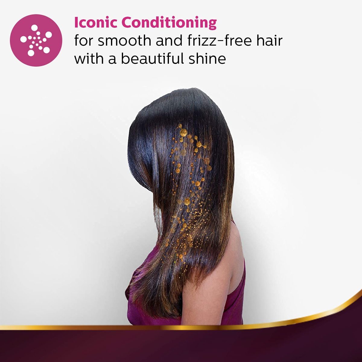 Philips BHS738/00 Kerashine Titanium Wide Plate Straightener with SilkProtect Technology. Straighten with Instant Shine. Suitable for Dense Thick Hair - Image 7