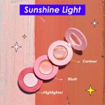 Blue Heaven Stack & Slay Multi Task Trio Countor, Blush & Highlighter For Face Makeup Fights Skin Aging, Nourishing & Moisturizing, Sunshine Light 5.4g - Image 3