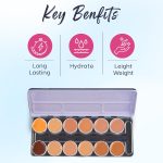 HUDA GIRL 2in1 Supracolor Foundation & Concealer for Women - Neutralizes Redness, Hide Dark Spots, Minimizes Pores, Ideal for Oily & Dry Skin Face Makeup - Waterproof, Long Lasting, full coverage Foundation - Image 7