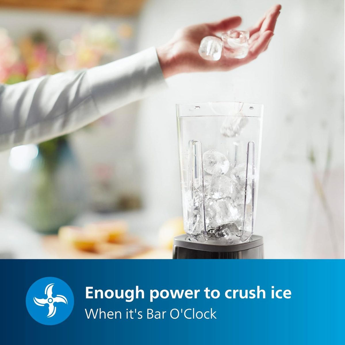 Philips HR2603/90 Mini Blender Mixer Grinder | Smoothie Maker | 350W Power | 3-Jar Capacity | With Variable Speed Control | Perfect for Smoothies, Mixing & More - Image 4