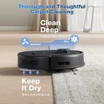 ECOVACS DEEBOT N30 Pro Omni Robot 2-in-1 Vacuum and Mop,10000 Pa Suction, TruEdge Adaptive Edge Mopping, ZeroTangle 2.0 Technology, Hot Air-Drying, Self-Emptying, Auto-Lift Mopping, Wet & Dry cleaning - Image 8