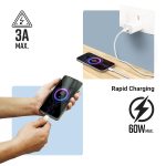 ZEBRONICS Type C to Type C Strong Braided Cable, 60W PD Fast Charging, for iPhone 16 Series, 15 Series, iPad, MacBook, Samsung, Other Android Devices, Data Sync, 1 Meter (ZEB-TT60+) - Image 3