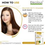 Elecious 100% Natural Multani Mitti powder for Exfoliating, Soothing, Nourishing, Smoothening Face, Skin and Hair Fuller's Earth, Bentonite Clay (200 Grams) - Image 8