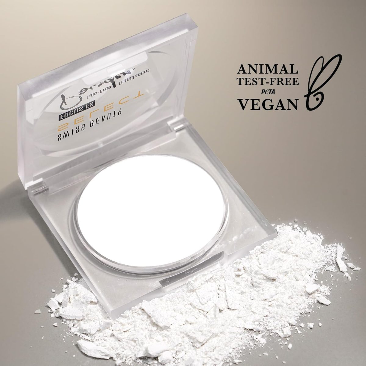 SWISS BEAUTY Select Focus FX Translucent All Skin Powder with Photochromic Technology | Blurs Pores | Matte Finish | Shade- Transparent | 7.5gm | - Image 6
