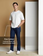 Symbol Premium Men's Super Soft Cotton Oversized T-Shirt - Image 3