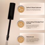 INCLUSIF Eyebrow Color Shaper Gel Dark Brown 5ml | Waterproof & Smudge-Proof Eyebrow Color Dye Tint for Women & Men | Volumizing & Easy to Apply | Eyebrow Coloring for White & Grey Hair | Eyebrow Gel Brown Waterproof | Eyebrow Pencil Brush Filler | Eyebrows Tint Color - Image 4