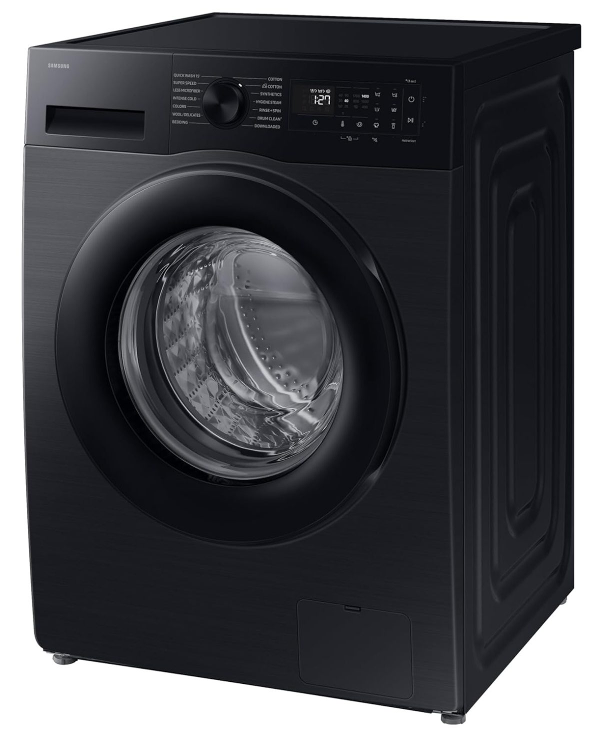 Samsung 12 kg, 5 Star, Super Speed, Wi-Fi, Hygiene Steam with Inbuilt Heater, Digital Inverter, Fully-Automatic Front Load Washing Machine (WW12DG5B24ABTL, Black) - Image 8