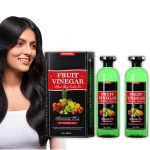 Fruit Vinegar Gel Hair Color For Men & Women, Hair Color Dye for Black Hair (Black, 200ml)