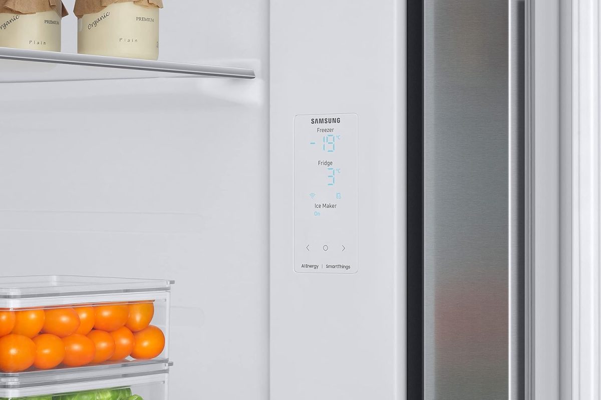 Samsung 633L Convertible 5 In 1 Digital Inverter Side by Side Refrigerator Appliance, (RS78CG8543SLHL, EZ Clean Steel) - Image 8