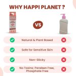 Happi Planet | Organic Liquid Handwash Refill | 1L | Oat Milk Fragrance | Moisturizing Hand Wash | Natural, Non-Toxic, Herbal, Eco-Friendly, Chemical Free, pH Balanced, Tough On Germs, Gentle On Hands - Image 5