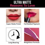 Nykaa Ultra Matte Lipstick, Matte Finish - Monalisa-09 - Image 5