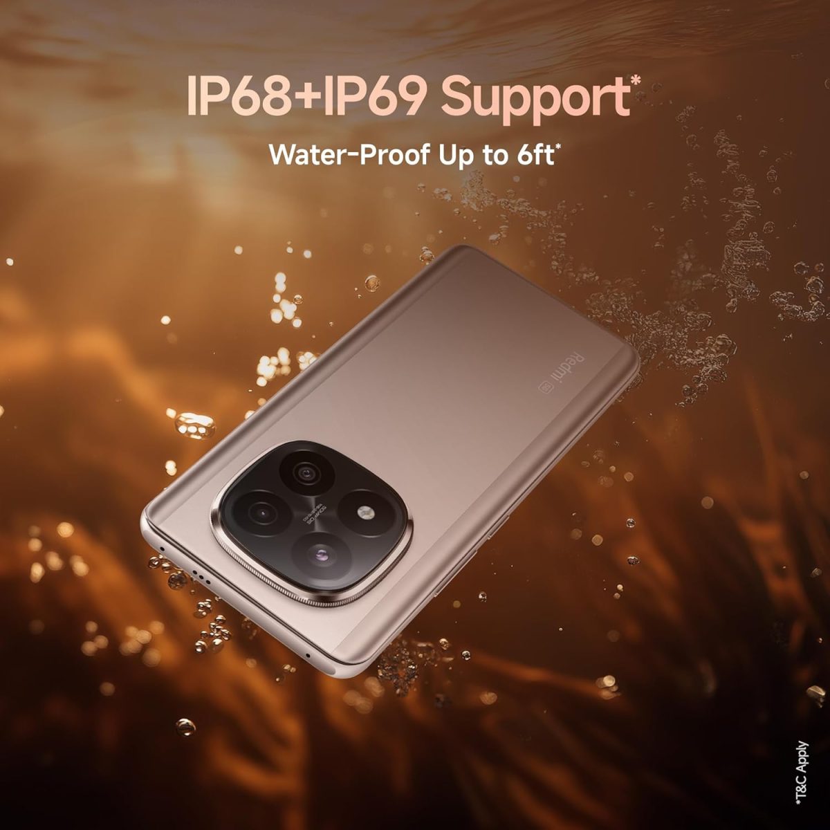 Redmi Note 14 Pro+ 5G Champagne Gold 8GB RAM 128GB Storage| 50 MP Triple Camera with Telephoto | Corning Gorilla Glass Victus 2 | IP68 IP69 | SD 7s Gen 3 - Image 14