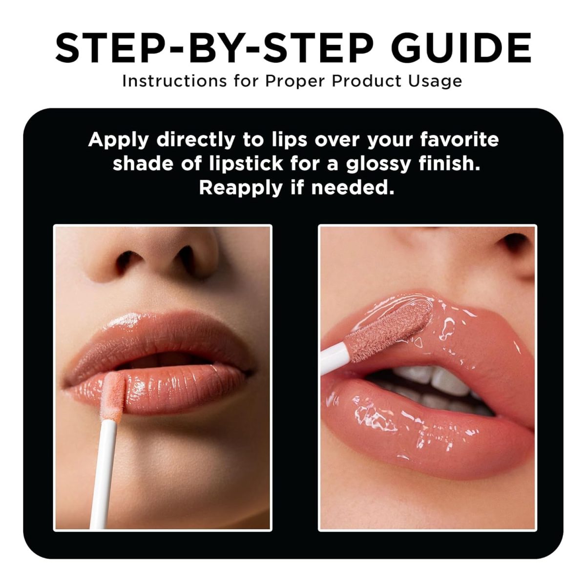 Orgatre Moodbliss Lip Gloss | Instant Shine & Glossy Finish | Hydrating Lip Gloss for Girls & Women | Perfect for Everyday & Party Look | 2.5ml (Subtle Pink, 2.5 ML) - Image 5