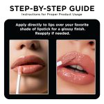 Orgatre Moodbliss Lip Gloss | Instant Shine & Glossy Finish | Hydrating Lip Gloss for Girls & Women | Perfect for Everyday & Party Look | 2.5ml (Subtle Pink, 2.5 ML) - Image 5