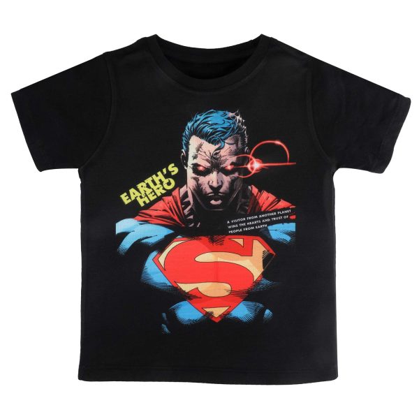 Superman by Wear Your Mind Boy's Regular Fit T-Shirt
