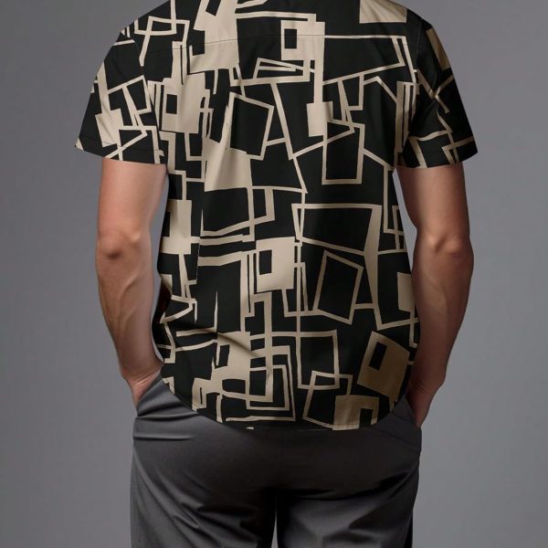 LookMark Men's Vibrant Printed Half Sleeve Loose Fit Casual Shirt in Cotton Blend – Perfect for Beach Days, Everyday Comfort, and Effortless Style