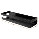 Amazon Brand - Umi Metal Multi-Purpose Wall Mount Floating Shelf Wall Mounted Storage Shelves for Kitchen, Bathroom, Bedroom, Office (Medium, Black) - Image 3