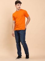 ENCIGER® Men's Regular Fit Plain T-Shirt | Soft Cotton Crew Neck Casual T-Shirt for Men | Half Sleeve Solid Tee - Image 3