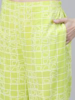 Libas Women's Printed Cotton Straight Kurta With Palazzos & Dupatta - Image 6