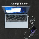 ZEBRONICS Type C to Type C Strong Braided Cable, 60W PD Fast Charging, for iPhone 16 Series, 15 Series, iPad, MacBook, Samsung, Other Android Devices, Data Sync, 1 Meter (ZEB-TT60+) - Image 4
